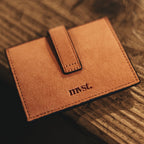 RFID-Blocking Alcantara Slim Wallet - HOUSE OF SHE