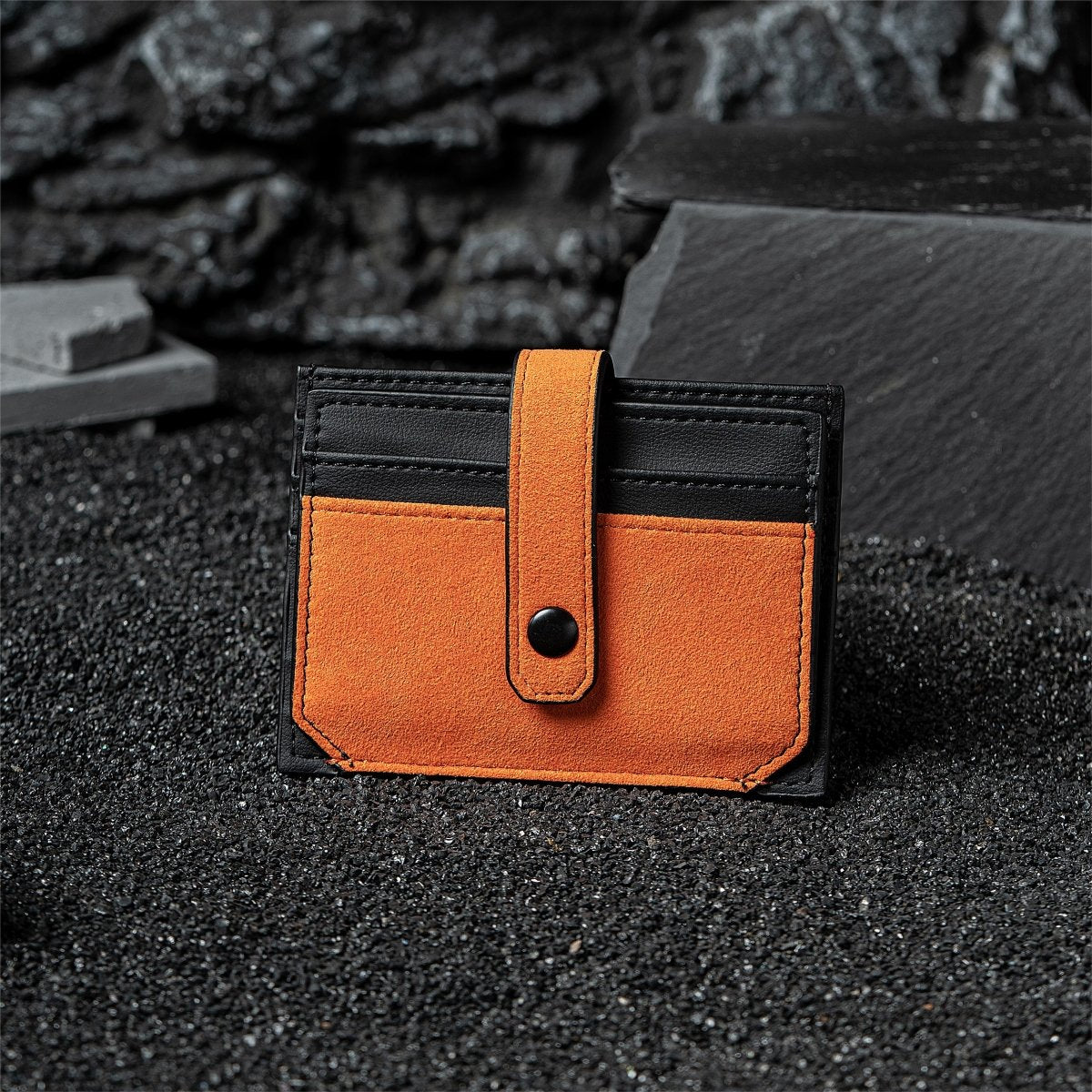 RFID - Blocking Alcantara Slim Wallet - HOUSE OF SHE