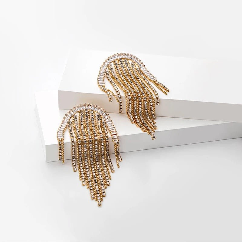 Rochelle CZ Drop Earring - HOUSE OF SHE