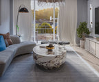 Romolo Oval Coffee Table - HOUSE OF SHE