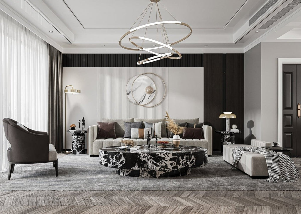 Romolo Oval Coffee Table - HOUSE OF SHE