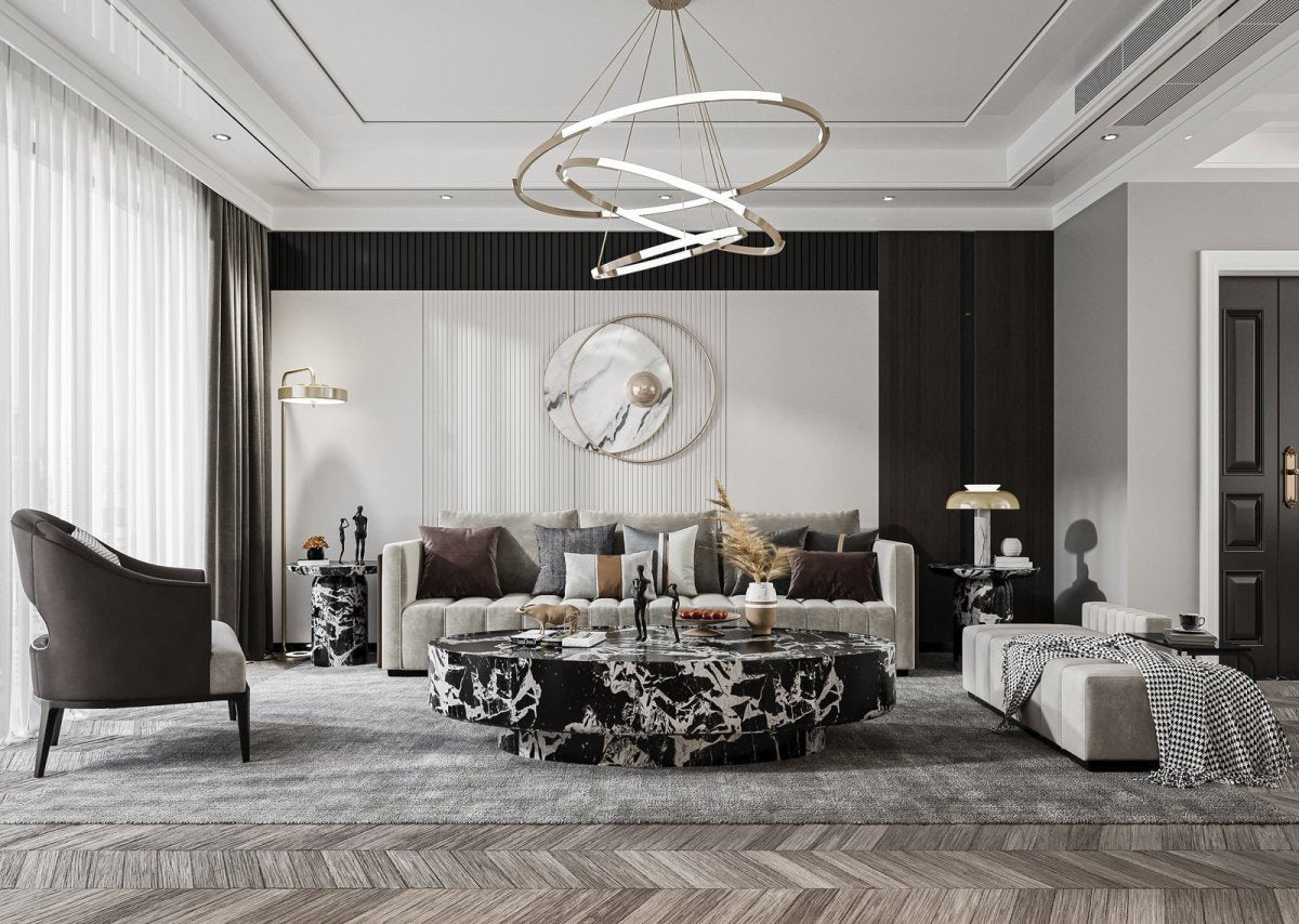 Romolo Oval Coffee Table - HOUSE OF SHE