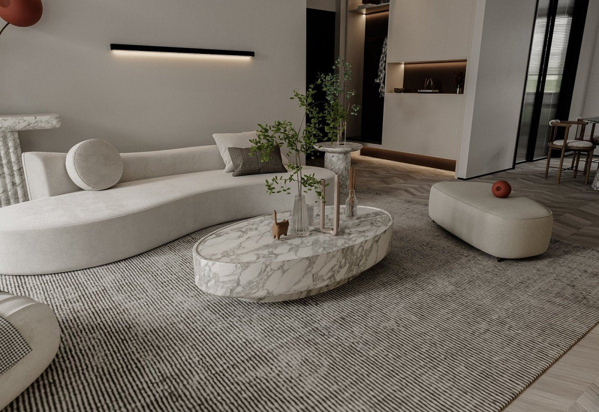 Romolo Oval Coffee Table - HOUSE OF SHE
