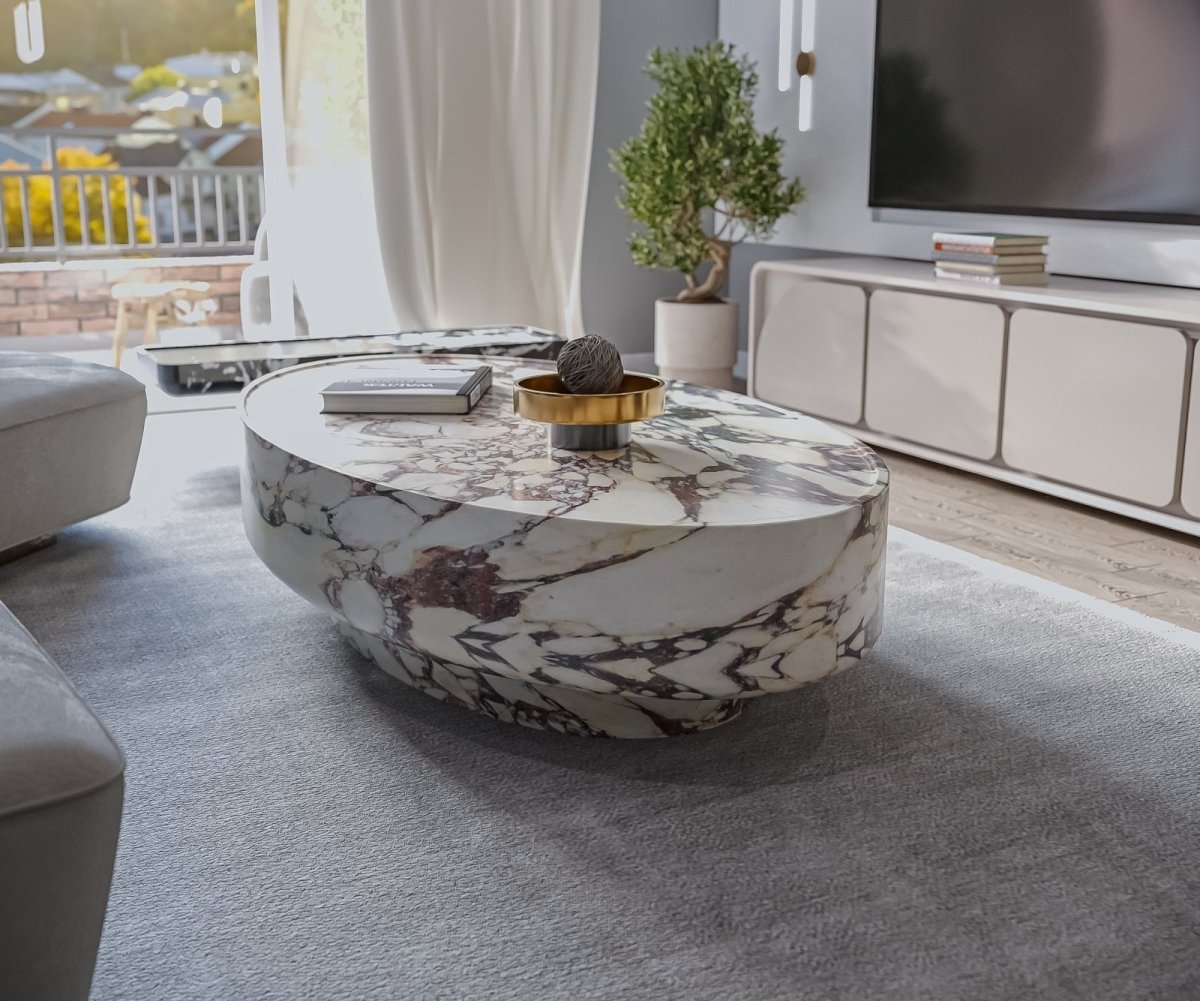 Romolo Oval Coffee Table - HOUSE OF SHE