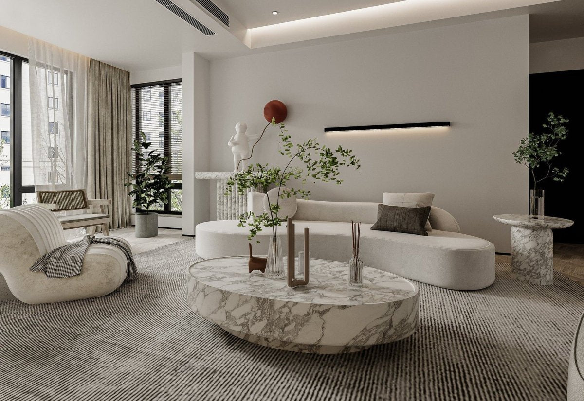 Romolo Oval Coffee Table - HOUSE OF SHE