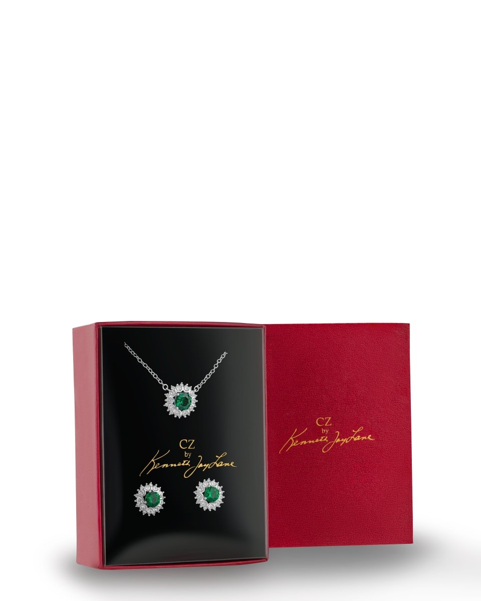 Round Emerald CZ Box Set - HOUSE OF SHE