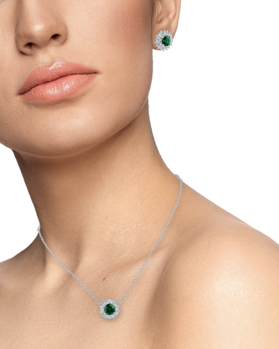 Round Emerald CZ Box Set - HOUSE OF SHE