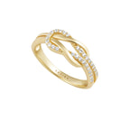Rylynn Cz Knot Ring - HOUSE OF SHE