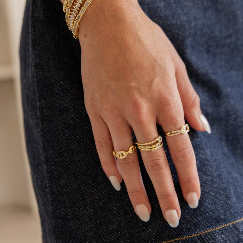 Rylynn Cz Knot Ring - HOUSE OF SHE