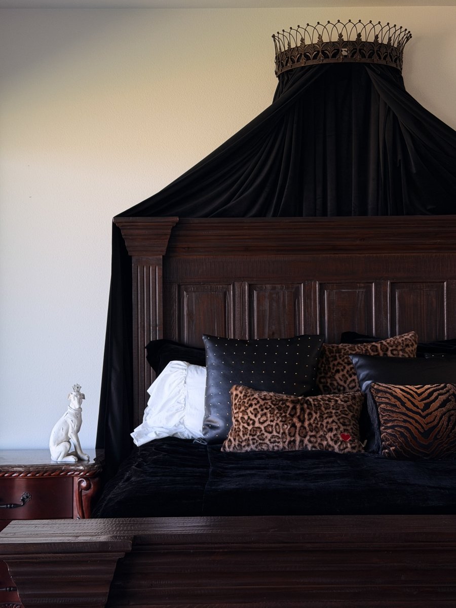 Sable Tiger Print Fringe Throw Pillow - HOUSE OF SHE