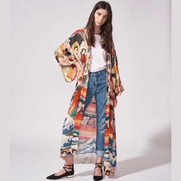 Salma Kimono Cover Up - HOUSE OF SHE
