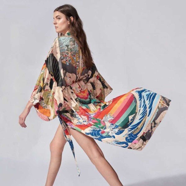 Salma Kimono Cover Up - HOUSE OF SHE