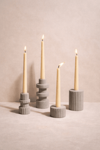 Sandstone Candle Holders - HOUSE OF SHE