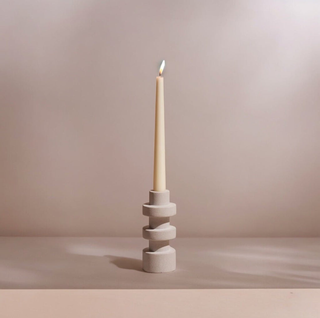 Sandstone Candle Holders - HOUSE OF SHE