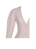 Savannah Tulip Pink Peplum Blazer - HOUSE OF SHE