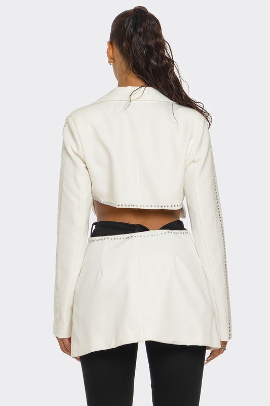 Sculpted Elegance Blazer - HOUSE OF SHE