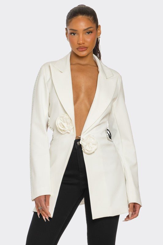 Sculpted Elegance Blazer - HOUSE OF SHE