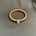 Serenity CZ Gold Bracelet - HOUSE OF SHE