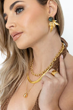 Shannon Labradorite Earrings - HOUSE OF SHE