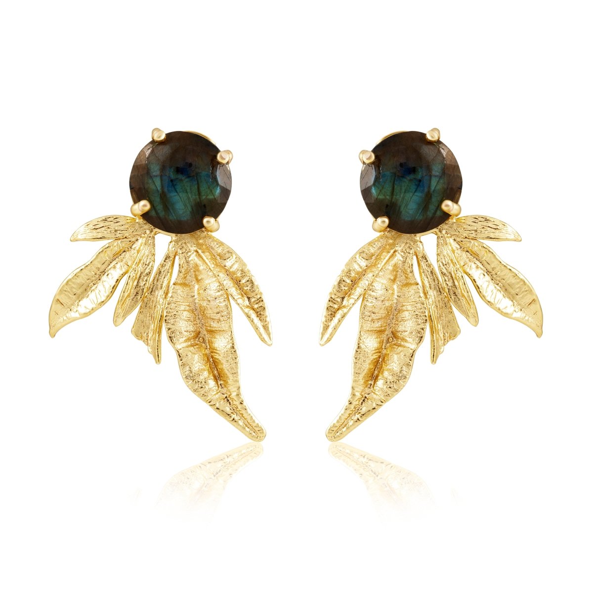 Shannon Labradorite Earrings - HOUSE OF SHE