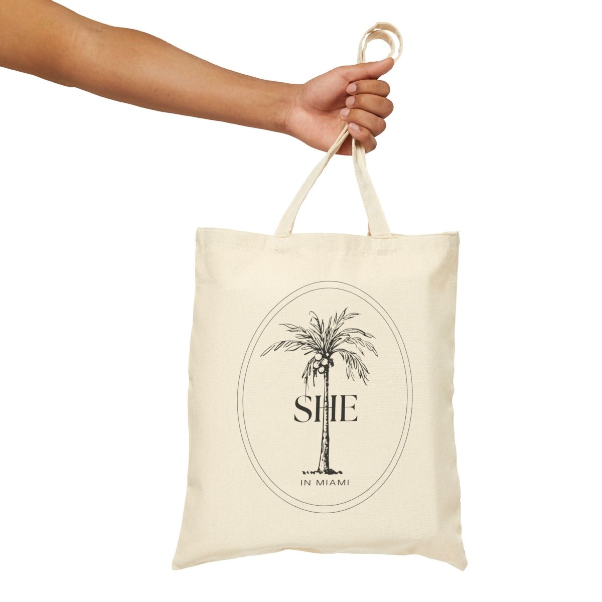 She Miami Canvas Tote Bag - HOUSE OF SHE
