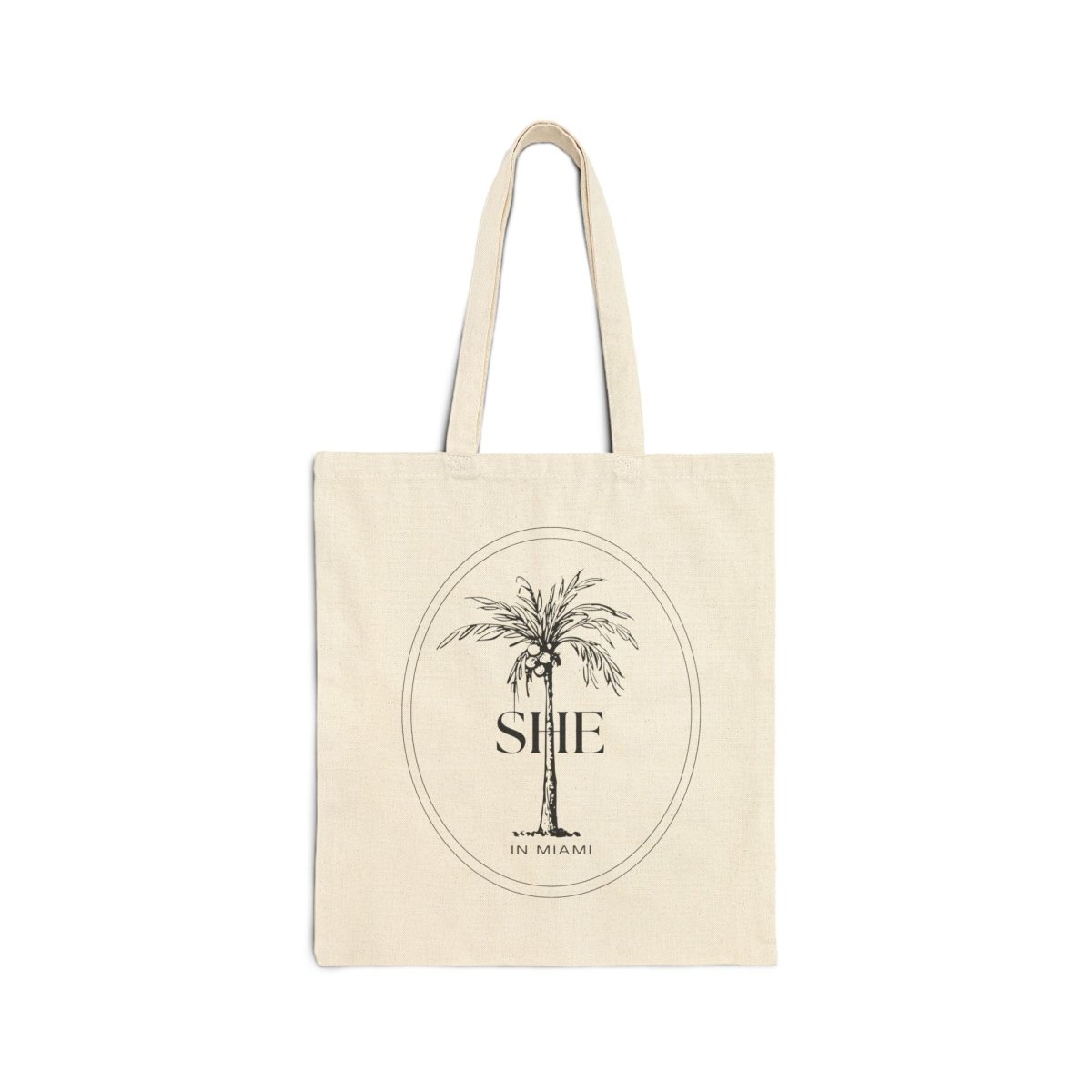 She Miami Canvas Tote Bag - HOUSE OF SHE