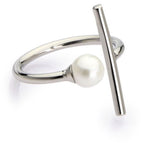 Single Pearl Ring - HOUSE OF SHE