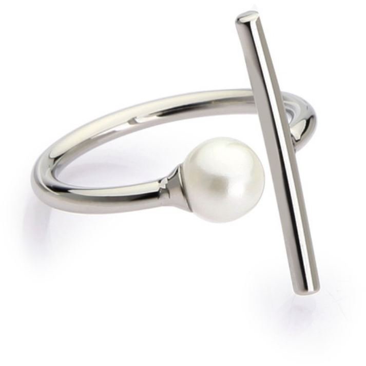 Single Pearl Ring - HOUSE OF SHE
