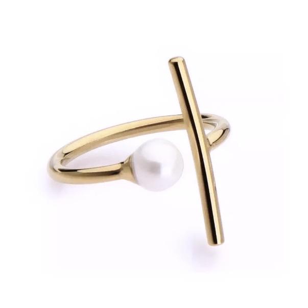 Single Pearl Ring - HOUSE OF SHE
