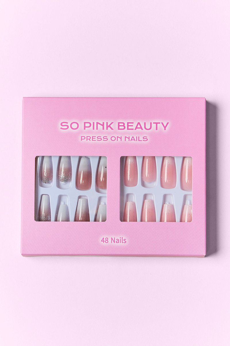 SO PINK BEAUTY Press On Nails 2 Packs - HOUSE OF SHE