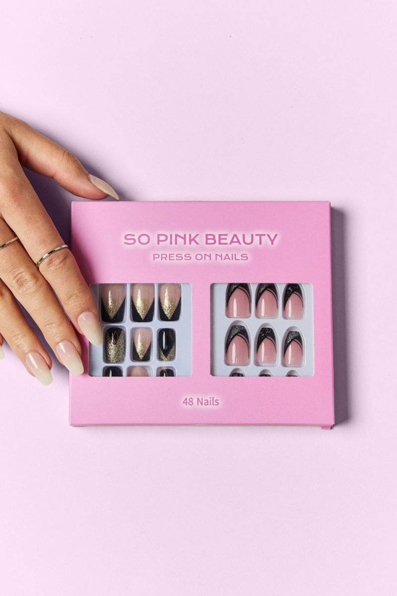 SO PINK BEAUTY Press On Nails 2 Packs - HOUSE OF SHE