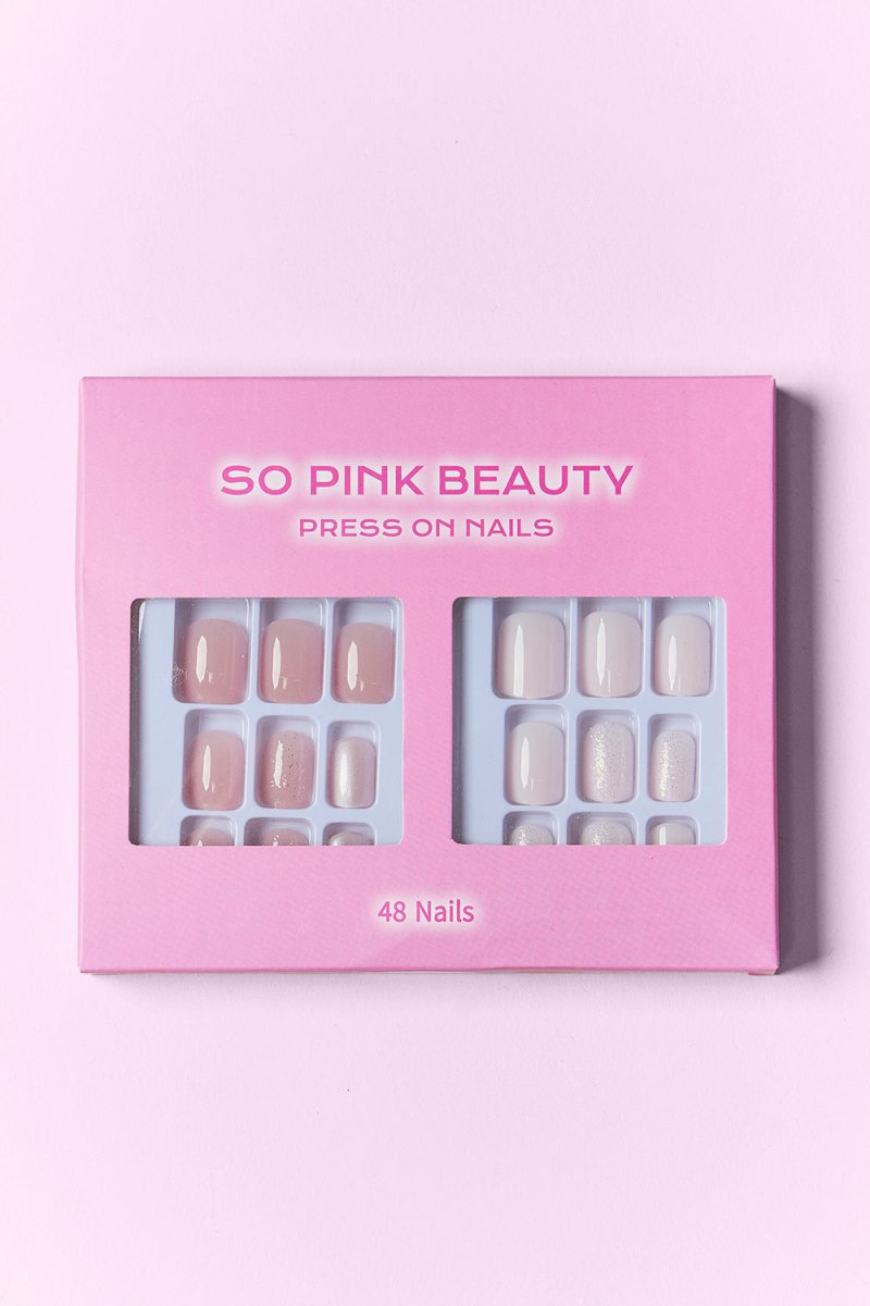 SO PINK BEAUTY Press On Nails 2 Packs - HOUSE OF SHE