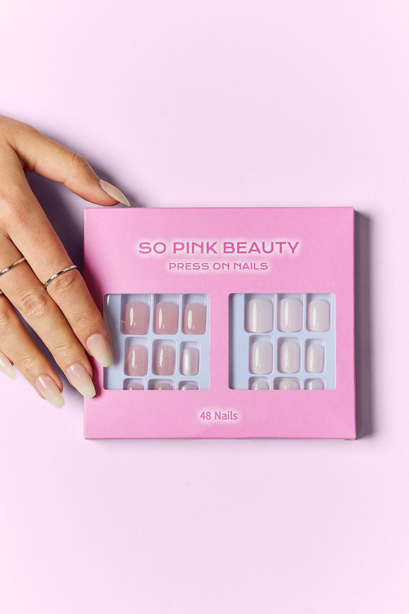 SO PINK BEAUTY Press On Nails 2 Packs - HOUSE OF SHE
