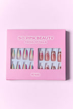 SO PINK BEAUTY Press On Nails 2 Packs - HOUSE OF SHE