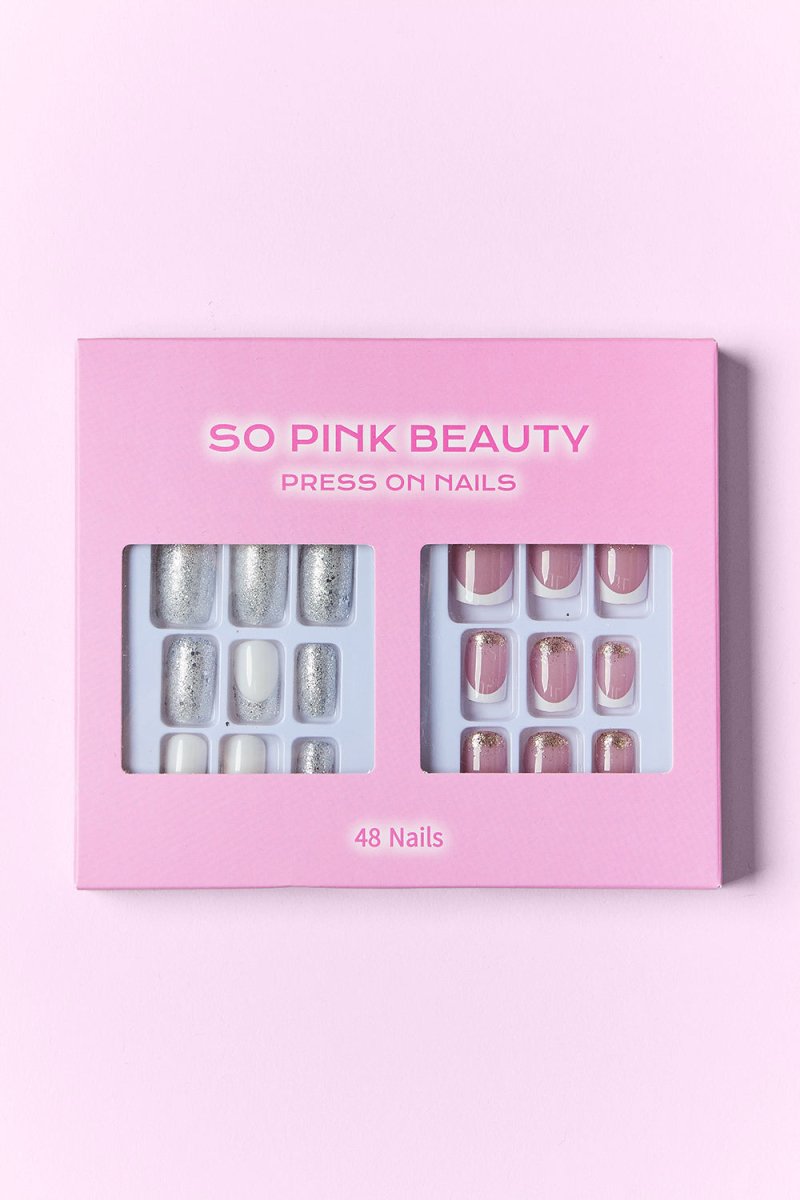 SO PINK BEAUTY Press On Nails 2 Packs - HOUSE OF SHE