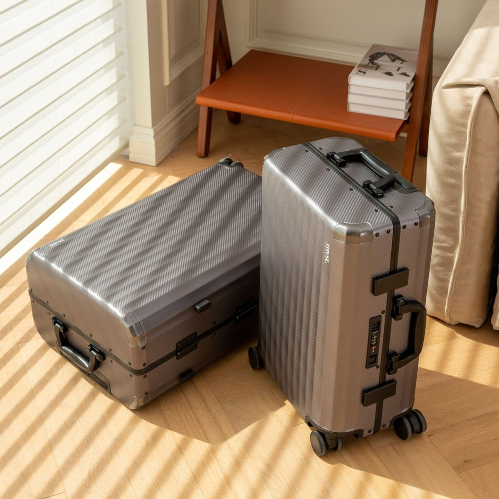 SPACE Aluminum Suitcase Gunmetal - HOUSE OF SHE