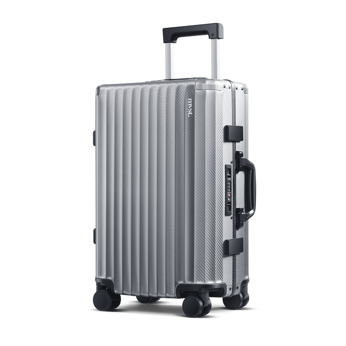 SPACE Aluminum Suitcase Gunmetal - HOUSE OF SHE