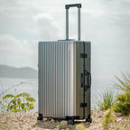 SPACE Aluminum Suitcase Gunmetal - HOUSE OF SHE