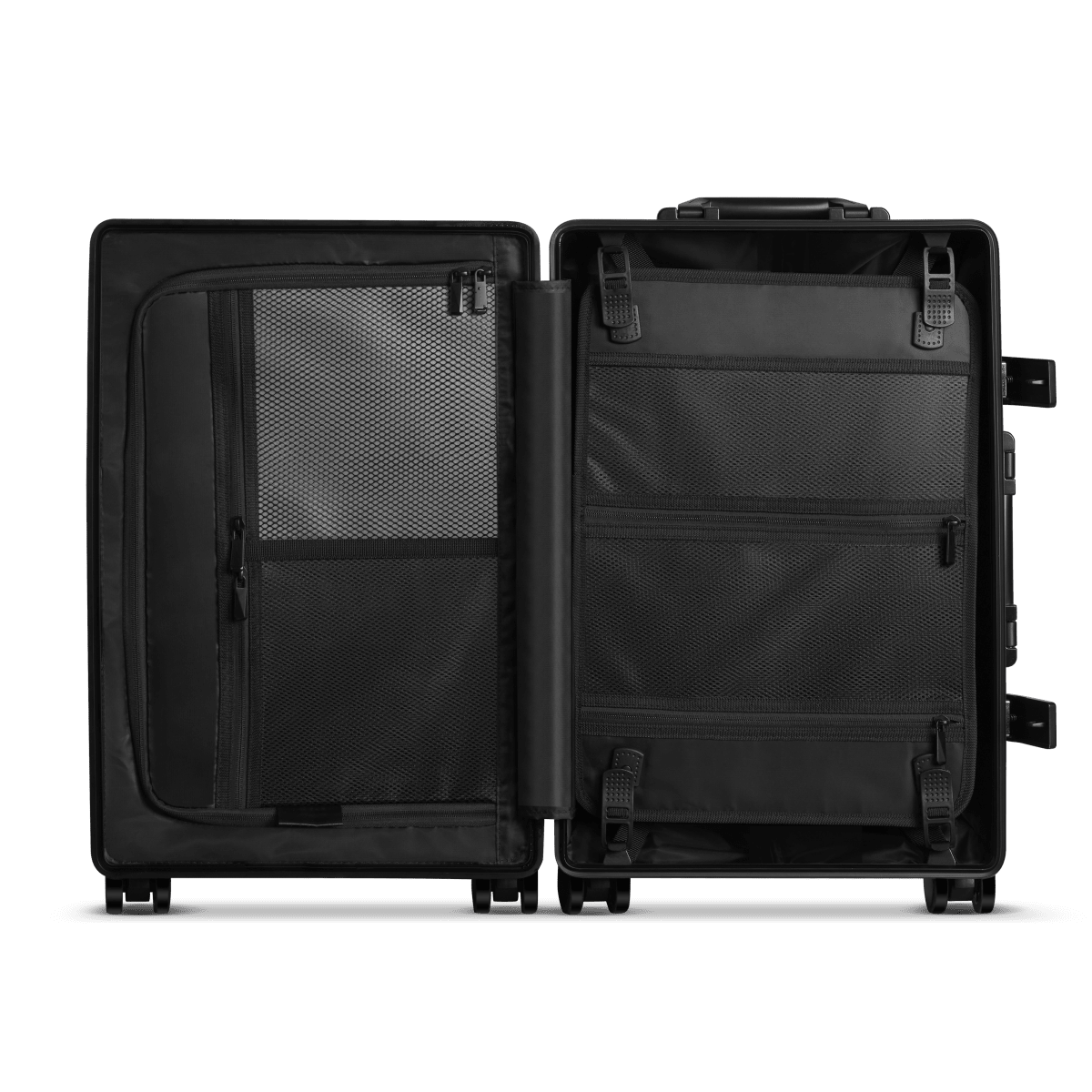 SPACE Aluminum Suitcase Gunmetal - HOUSE OF SHE