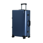 SPACE Aluminum Suitcase Navy - HOUSE OF SHE