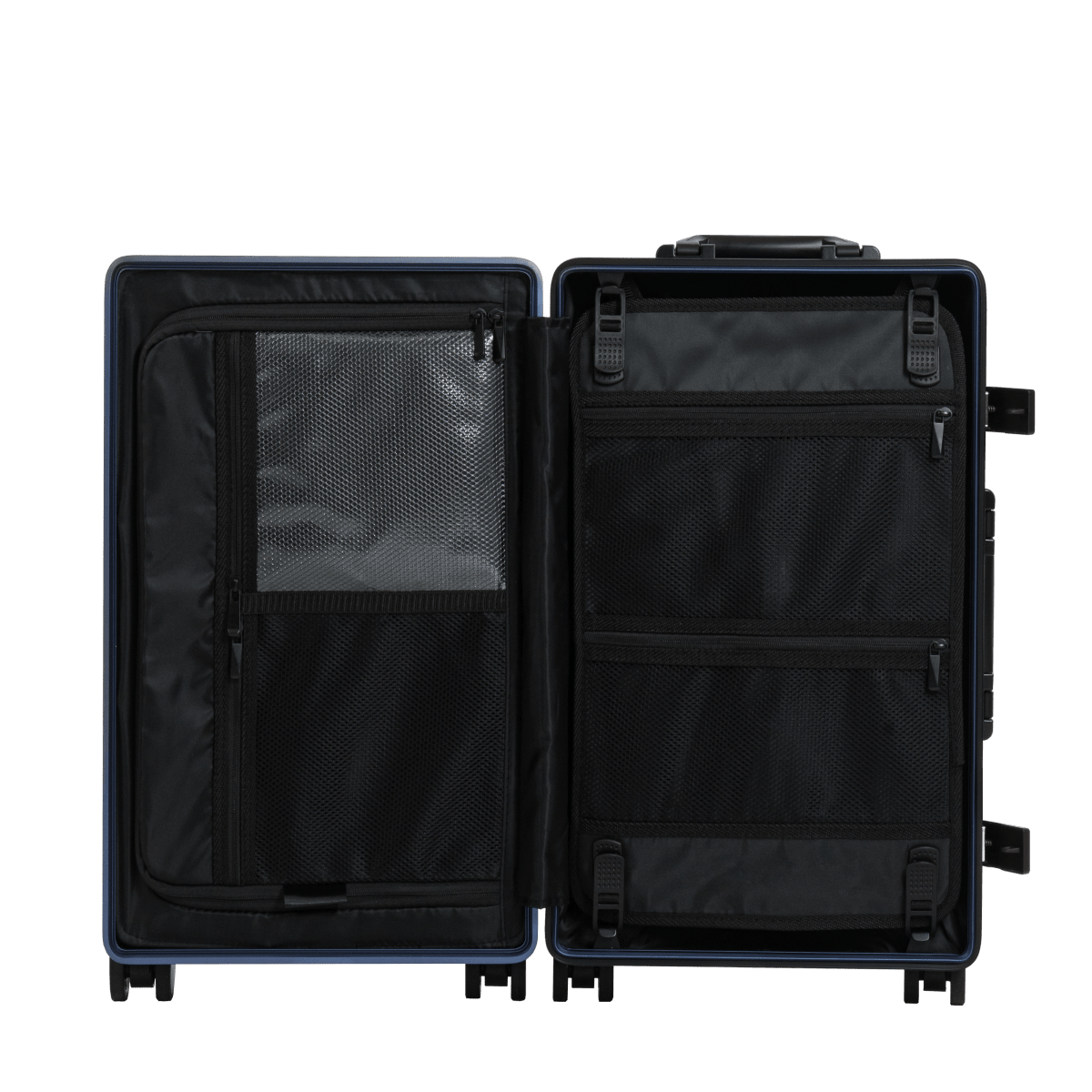 SPACE Aluminum Suitcase Navy - HOUSE OF SHE