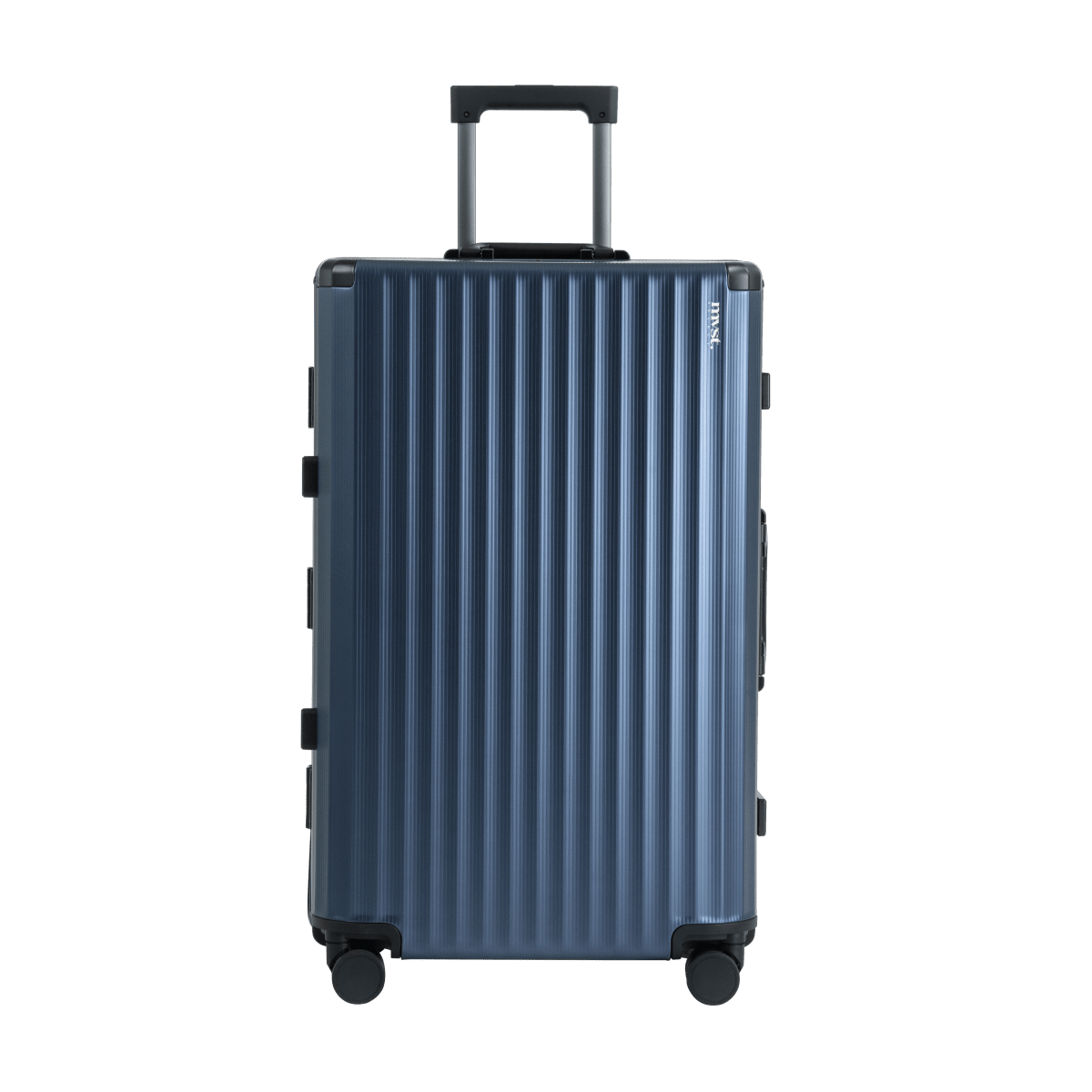 SPACE Aluminum Suitcase Navy - HOUSE OF SHE