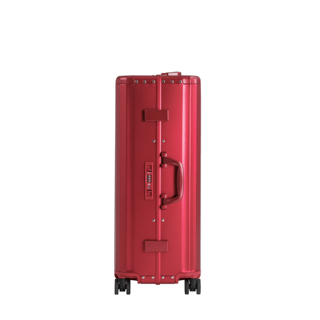 SPACE Aluminum Suitcase Red - HOUSE OF SHE