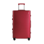 SPACE Aluminum Suitcase Red - HOUSE OF SHE