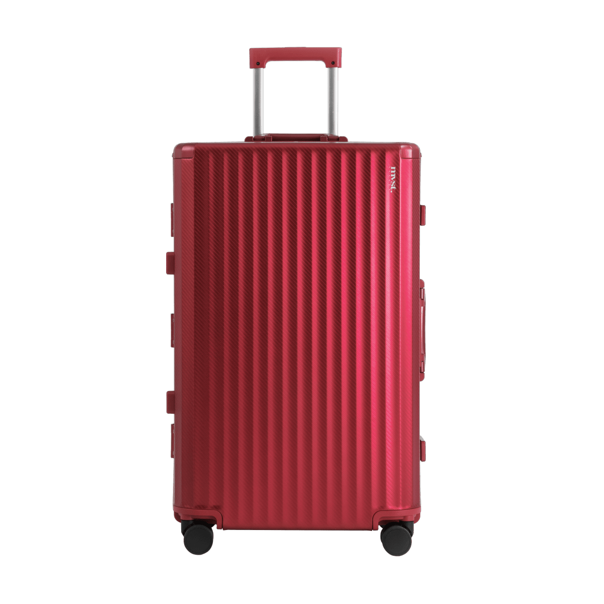 SPACE Aluminum Suitcase Red - HOUSE OF SHE
