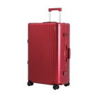 SPACE Aluminum Suitcase Red - HOUSE OF SHE