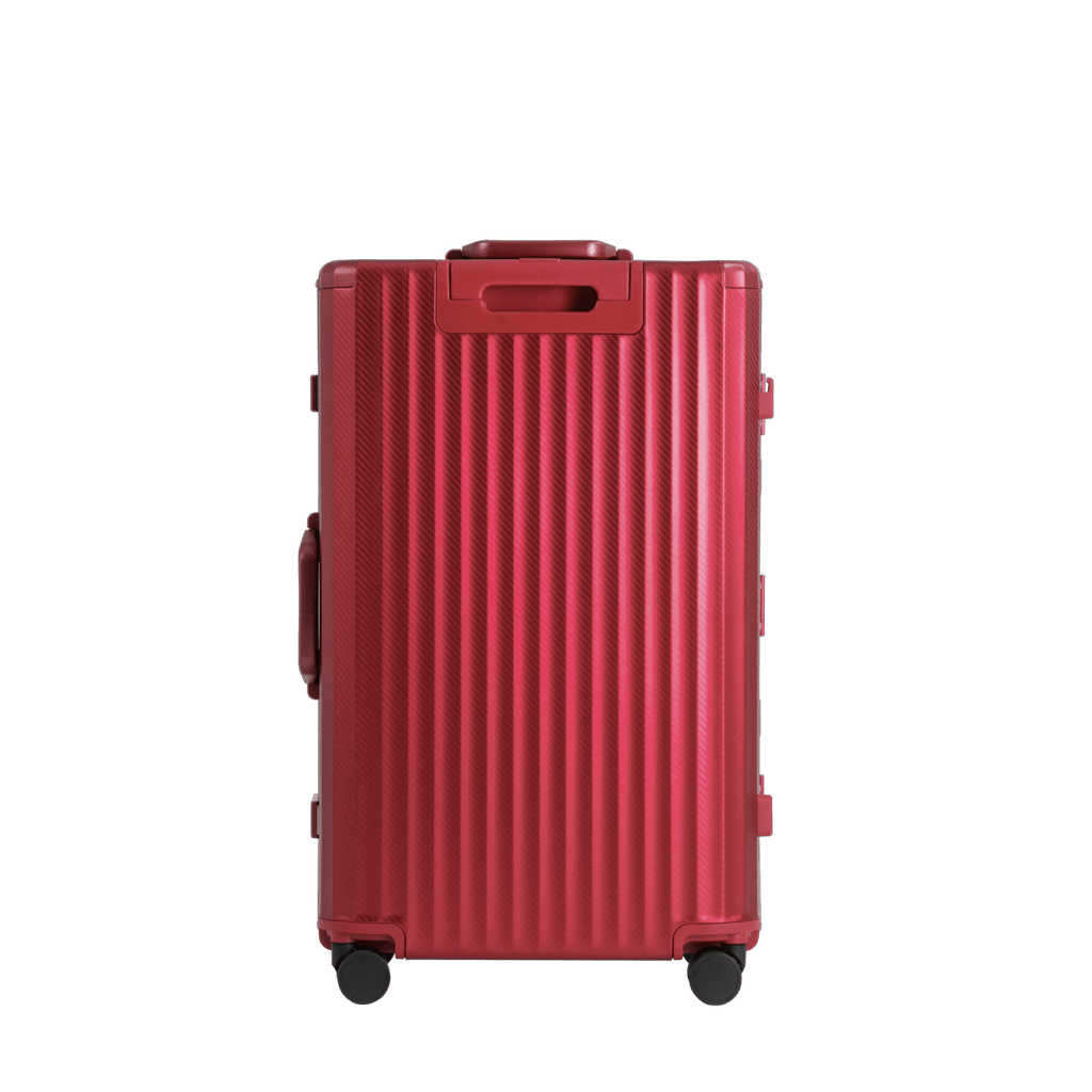 SPACE Aluminum Suitcase Red - HOUSE OF SHE