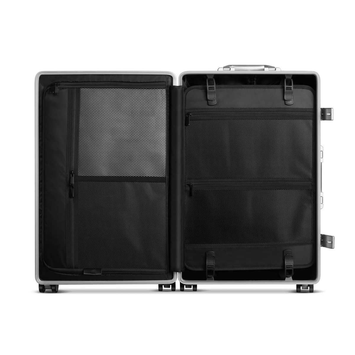 SPACE Aluminum Suitcase Silver - HOUSE OF SHE