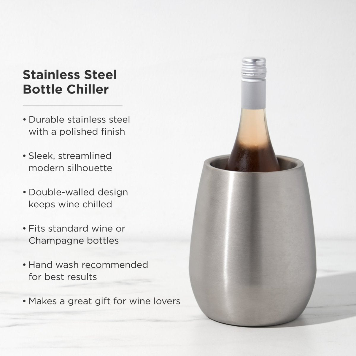 Stainless Steel Bottle Chiller - HOUSE OF SHE