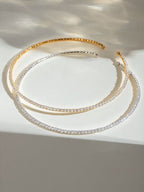Stainless Steel Inlaid Zircon Necklace - HOUSE OF SHE
